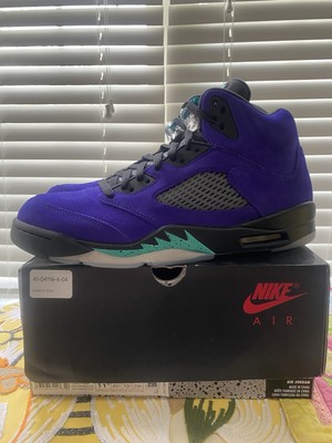 Nike Air Jordan Retro 5 Alternate Grape 136027500 Size 11.5 Men Brand New DS