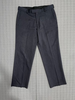 Kenneth Cole Reaction Dress Pants Mens 34x30 Black Lined Straight Leg Formal