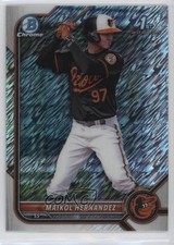 2022 Bowman Chrome Prospects Shimmer Refractor Maikol Hernandez #BCP-155 16cj