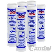 6X400 Gramm Liqui Moly Mehrzweckfett WÄLzlagerfett Schmierfett Fett