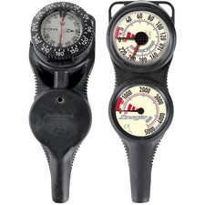 Zeagle Slimline Co-Pilot Console w/ Black Hose - Double PSI Gauges 372-9705 