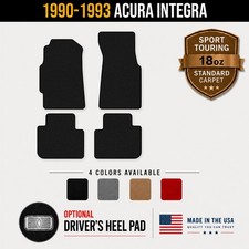 Avery Sport Touring Front Rear Floor Mats For 1990-1993 Acura Integra 2zg Avery Sport Touring Front Rear Floor Mats For 1990-1993 Acura Integra 2zg
