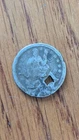 1851 US Seated Liberty Dime 10c (Hole)