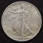 1934 50c Walking Liberty Half Dollar - AU