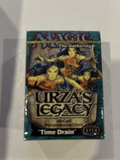 Magic The Gathering Urza’s Legacy Time Drain 60 Card Preconstructed Deck SEALED!