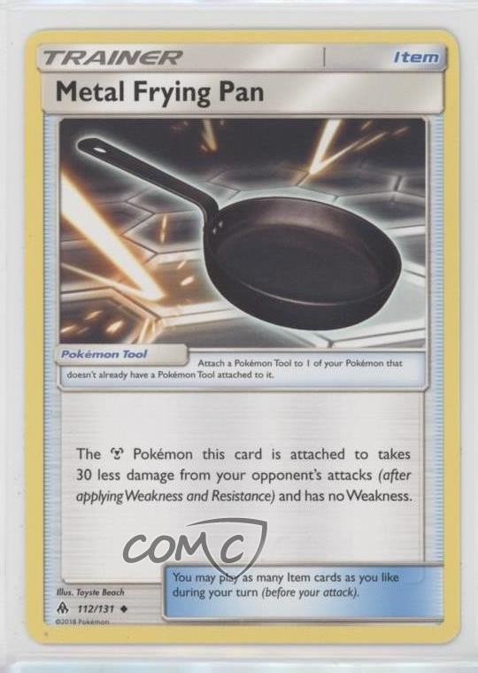 Metal Frying Pan Pokémon Sun & Moon Forbidden Light #112
