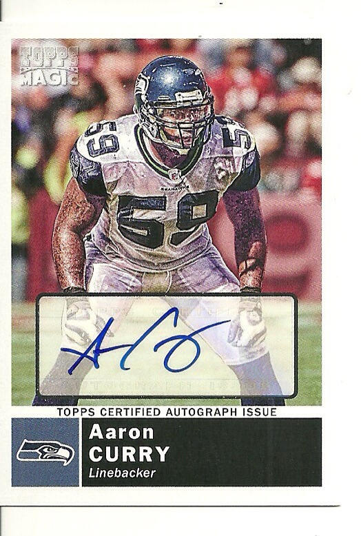 Aaron Curry サイン入りオートグラフカード 59 Aaron Curry サイン入り