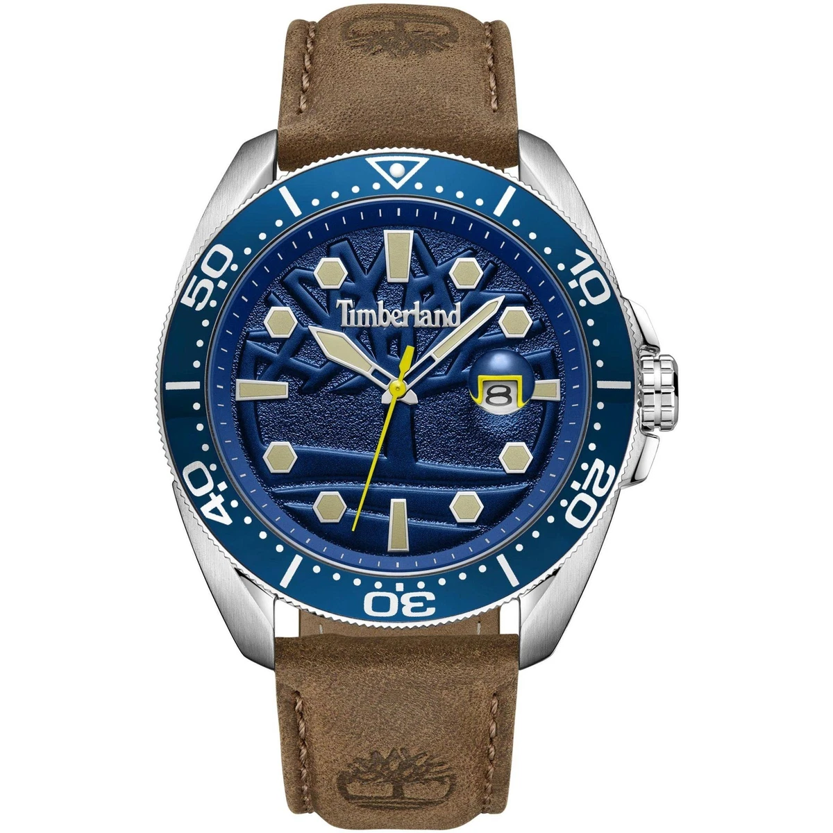 Watch Timberland Carrigan TDWGB2230604 Watch Brown Leather Blue