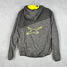 BRP Ski-Doo Jacket Mens L Multicolor Full Zip Snowmobile Racing Rev XP Logo