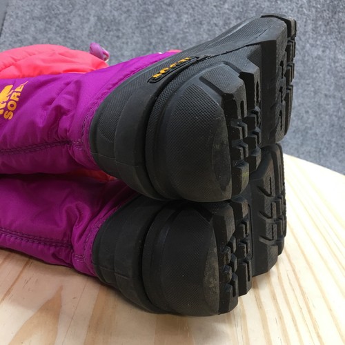 Sorel Boots Child 10 Cub Winter Snow Purple Pink Mid Calf Waterproof NL1961-634 - Picture 17 of 21