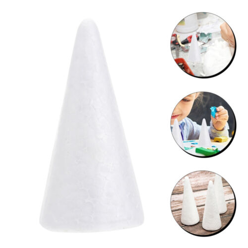 24 Pcs Foam Cones Crafts Christmas Decorations Diy Christmas Tree Craft