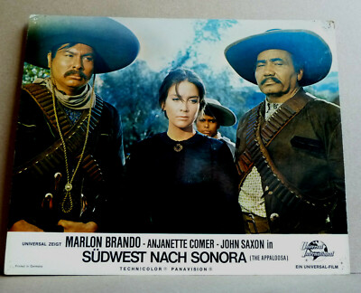 SÜDWEST NACH SONORA * AUSHANGFOTO  Ger L C ´68 BRANDO, COMER, SAXON Appaloosa