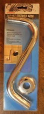 Danco Universal "S" Shower Arm & Flange 11" Chrome 27042A Easy to Install 1/2"