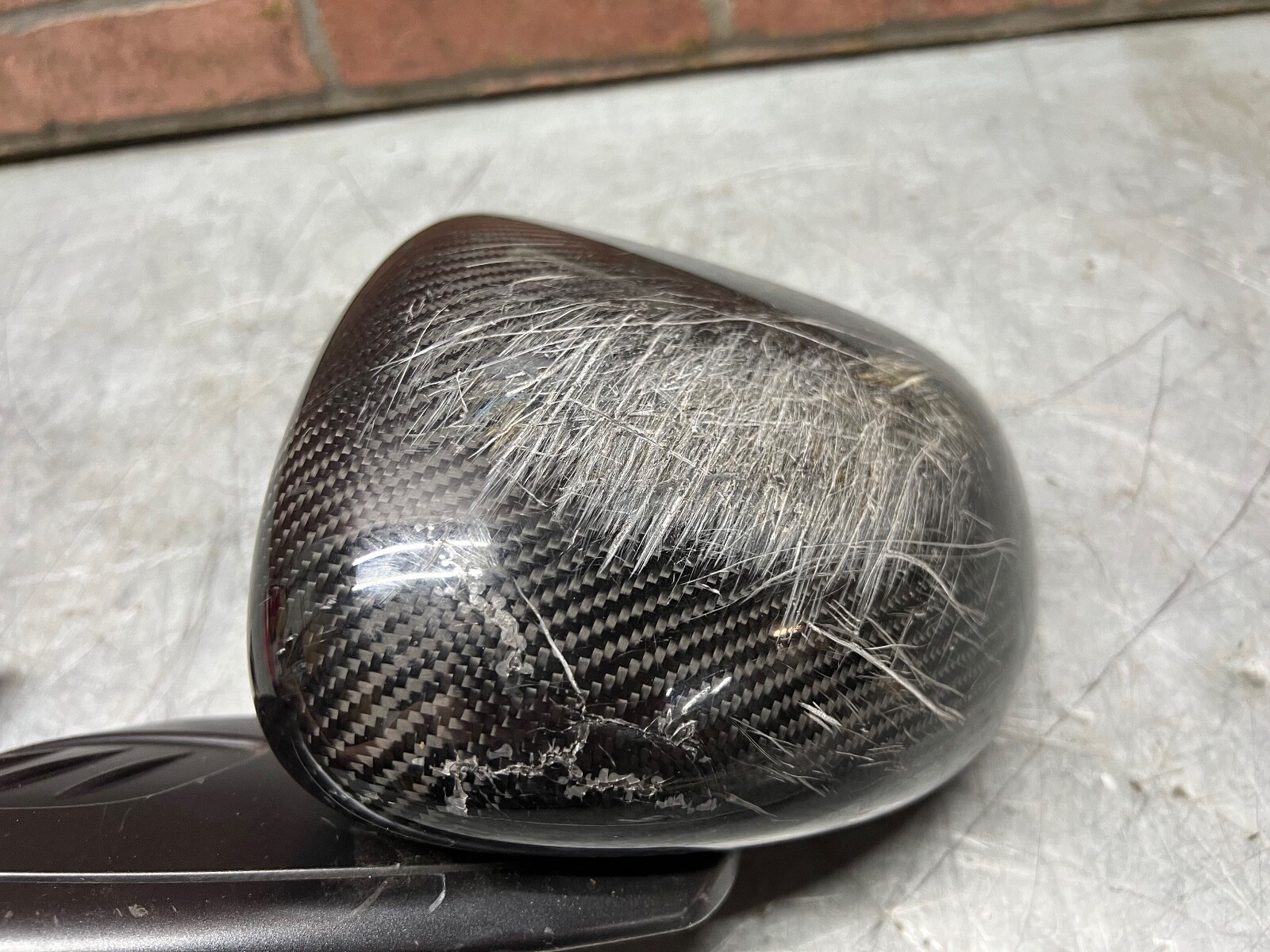 2015 16 17 McLaren 650S Spider Left Driver Side Mirror Carbon