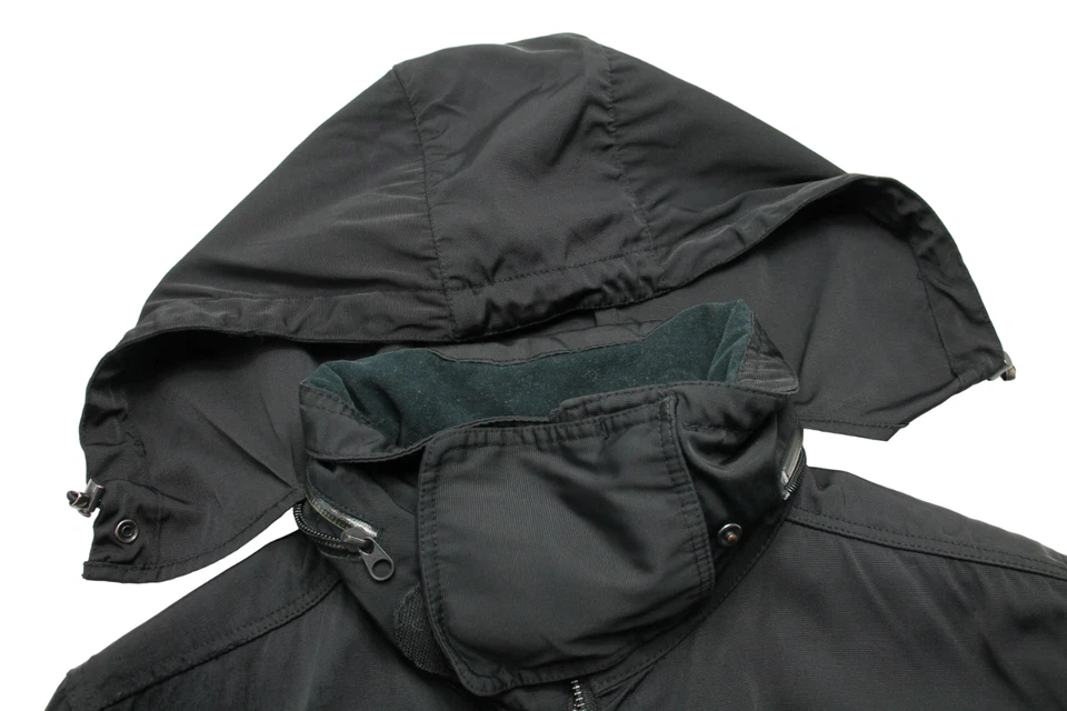 Chaqueta Peak Performance Rig Hombre M Cremallera Capucha Oculta Ligera Negra Foto 4 de 4