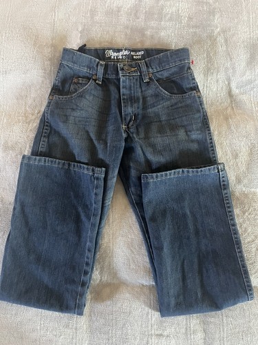 Wrangler Retro Boys Relaxed Boot Adjustable Jeans 12 Slim 23x27 - Picture 2 of 6