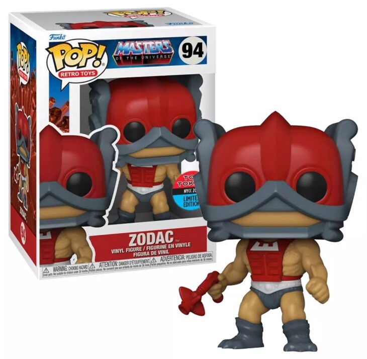 Funko Pop! Juguete Retro ~ Zodac #94 Masters Of Universe Tokyo Nycc 2021 Con Protector