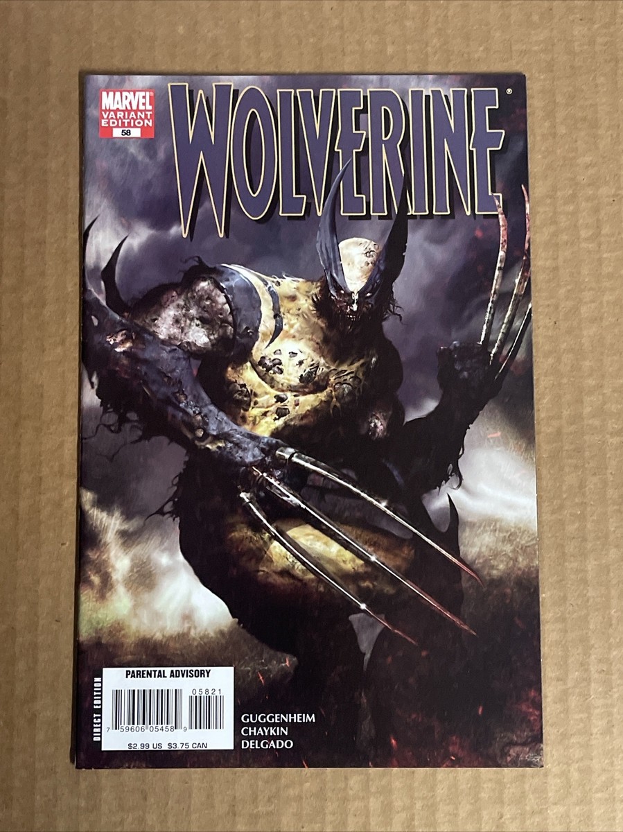 WOLVERINE #58 LANGLEY ZOMBIE VARIANT FIRST PRINT MARVEL COMICS