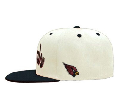 Vintage Arizona Cardinals NFL Two Tone Script Snapback Hat / Cap
