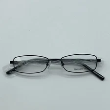 KM0005 BK Black Rectangular Kids Full Rim Eyeglasses Frames 48-17-135