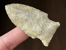 COLORFUL SILICIFIED SANDSTONE HARDIN POINT IOWA AUTHENTIC ARROWHEAD ARTIFACT B37