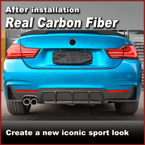Carbon Heckdiffusor Diffusor Heckschürze für BMW F32 F33 F36 428i 435i M-Paket - Picture 2 of 11
