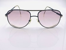 Vintage Viva 1012 Black Gray Metal Pilot Sunglasses Italy FRAMES ONLY