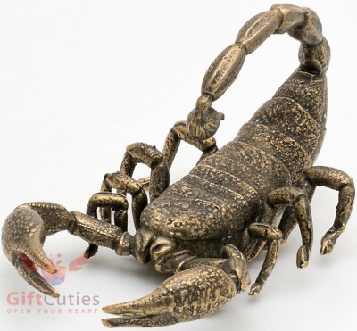 Bronze Figurine of scorpion or Scorpio zodiac sign 