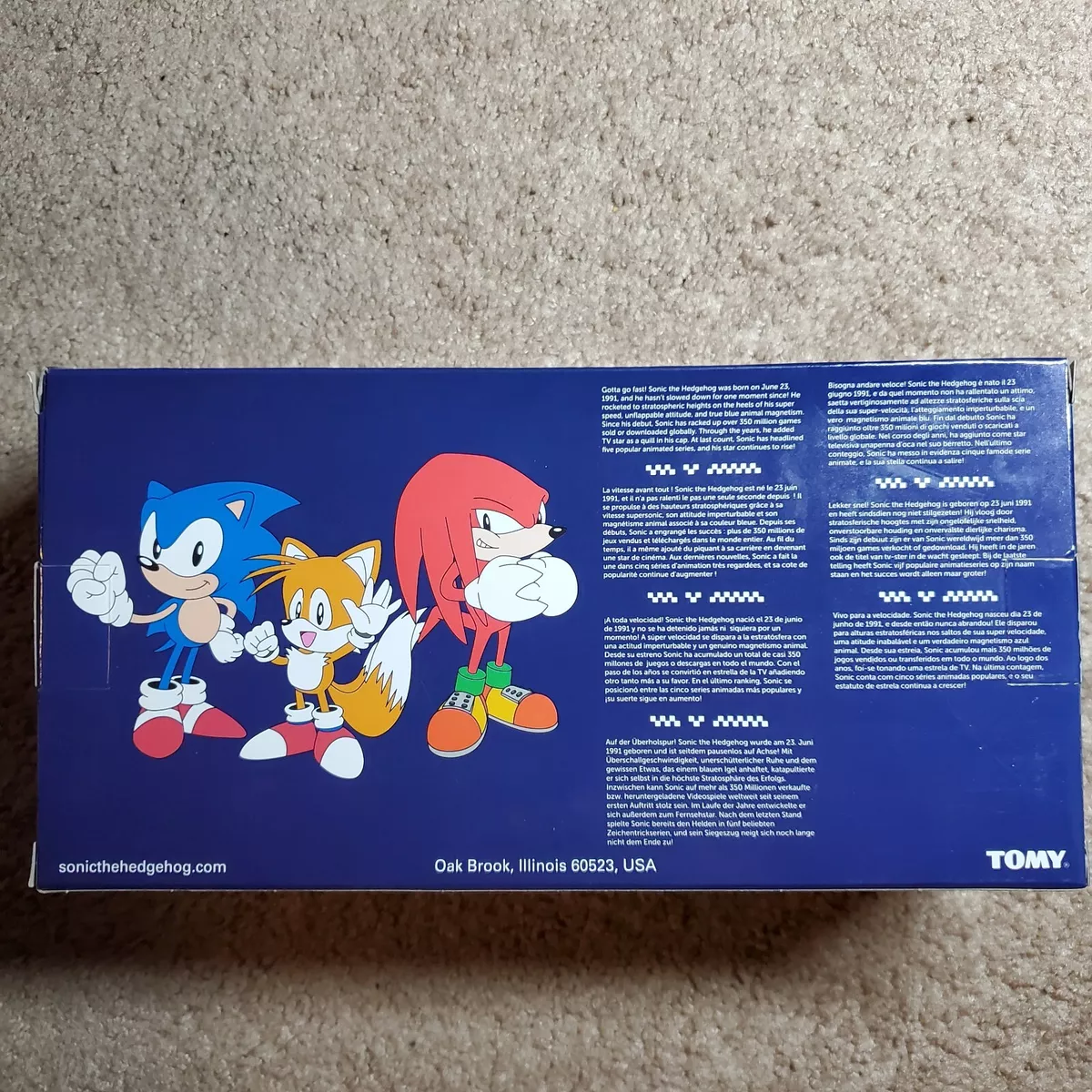 Sonic The Hedgehog Sonic Boom Classic Sonic, Classic Knuckles Classic Tails  3 Action Figure 3-Pack 3 Rings, Damaged Package TOMY, Inc. - ToyWiz