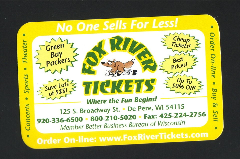 green-bay-packers-2016-pocket-schedule-fox-river-tickets-ebay