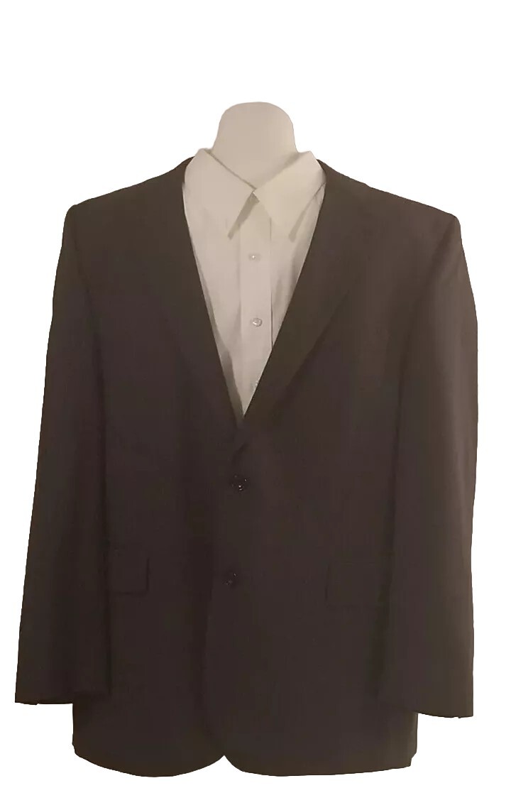 FILA Giacca blazer giacca tuta Alexandre London Savile Row uomo 36 grigio gessato lana