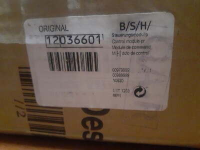 BOSCH 12036601 CONTROL MODULE OEM BRAND NEW FREE SHIPPING 