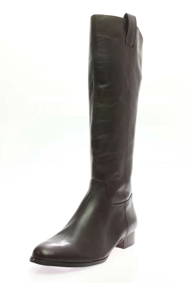Botas hasta la rodilla de cuero marrón oscuro LOUISE ET CIE para mujer talla 9 M ¡NUEVAS! $230 Foto 2 de 4