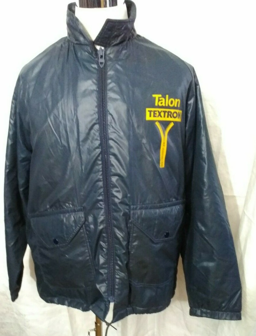 Champion Vintage 1970's Jacket Men's XL Blue Talon Zipper Lined