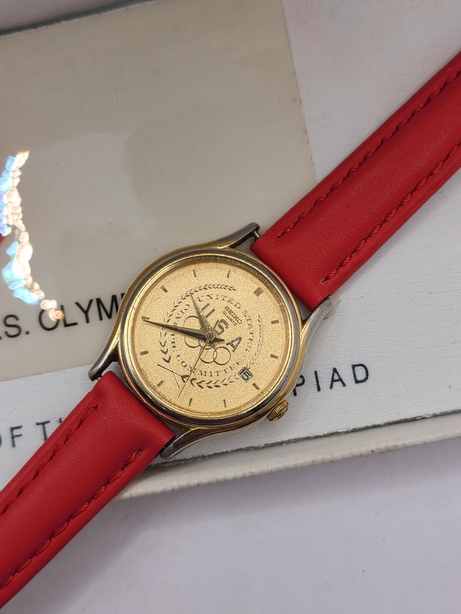 SEIKO 7N82-0109 United States Olympic Committee, Quartz Watch | eBay