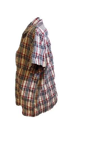Vintage Cotton Everyday Patriotic Plaid Everyday Ladies Women’s Mountain Lake 1X - Picture 2 of 8