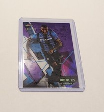 2018/19 Topps Finest UEFA CL Purple Parallel Soccer Wesley 040/250