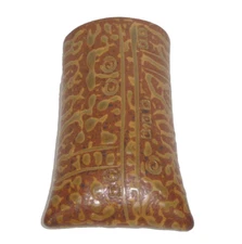 WALL POCKET WHYNOT POTTERY HANDMADE NEW ORGANIC 3 X 4.5  SEAGROVE N. CAROLINA