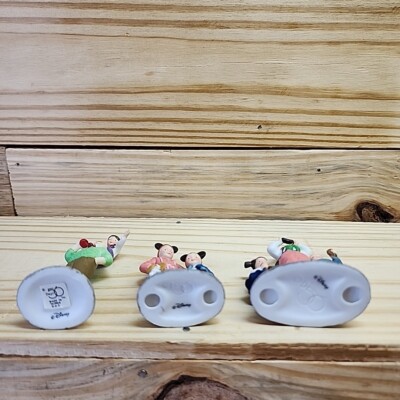 Department 56 Disney Parks Family Set of Three Heritage Village