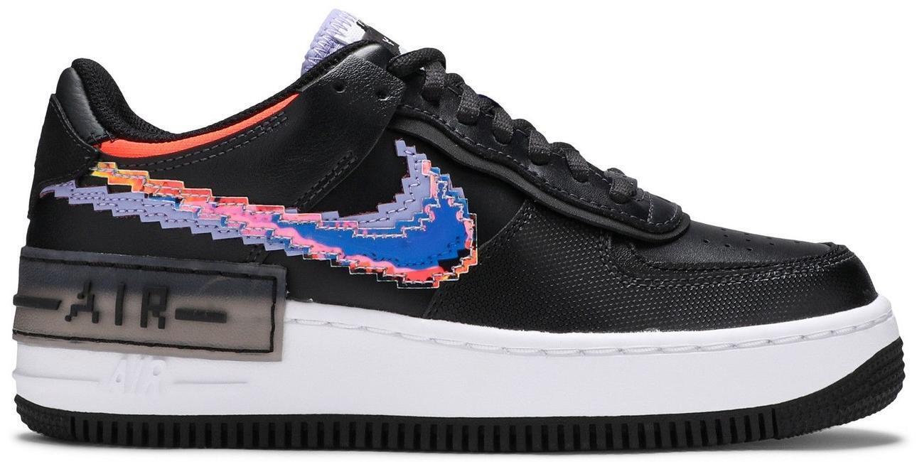 【NIKE】Air Force 1 Shadow Se Nike Air Force 1 Shadow SE Pixel Swoosh - Off Noir W for