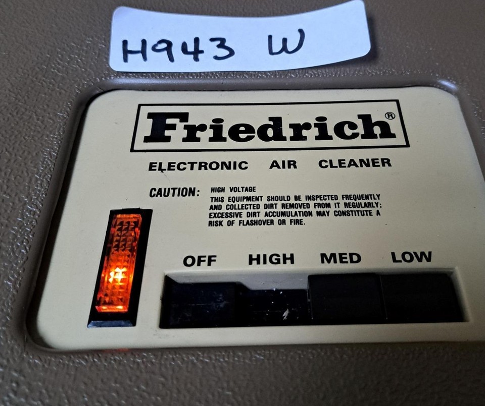 FRIEDRICH ELECTRONIC AIR CLEANER MODEL C90 !H943W eBay
