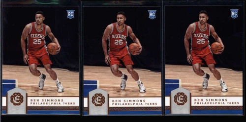 LOT OF (3) BEN SIMMONS 2016/17 PANINI EXCALIBUR #134 ROOKIE RC (READ) FC7912
