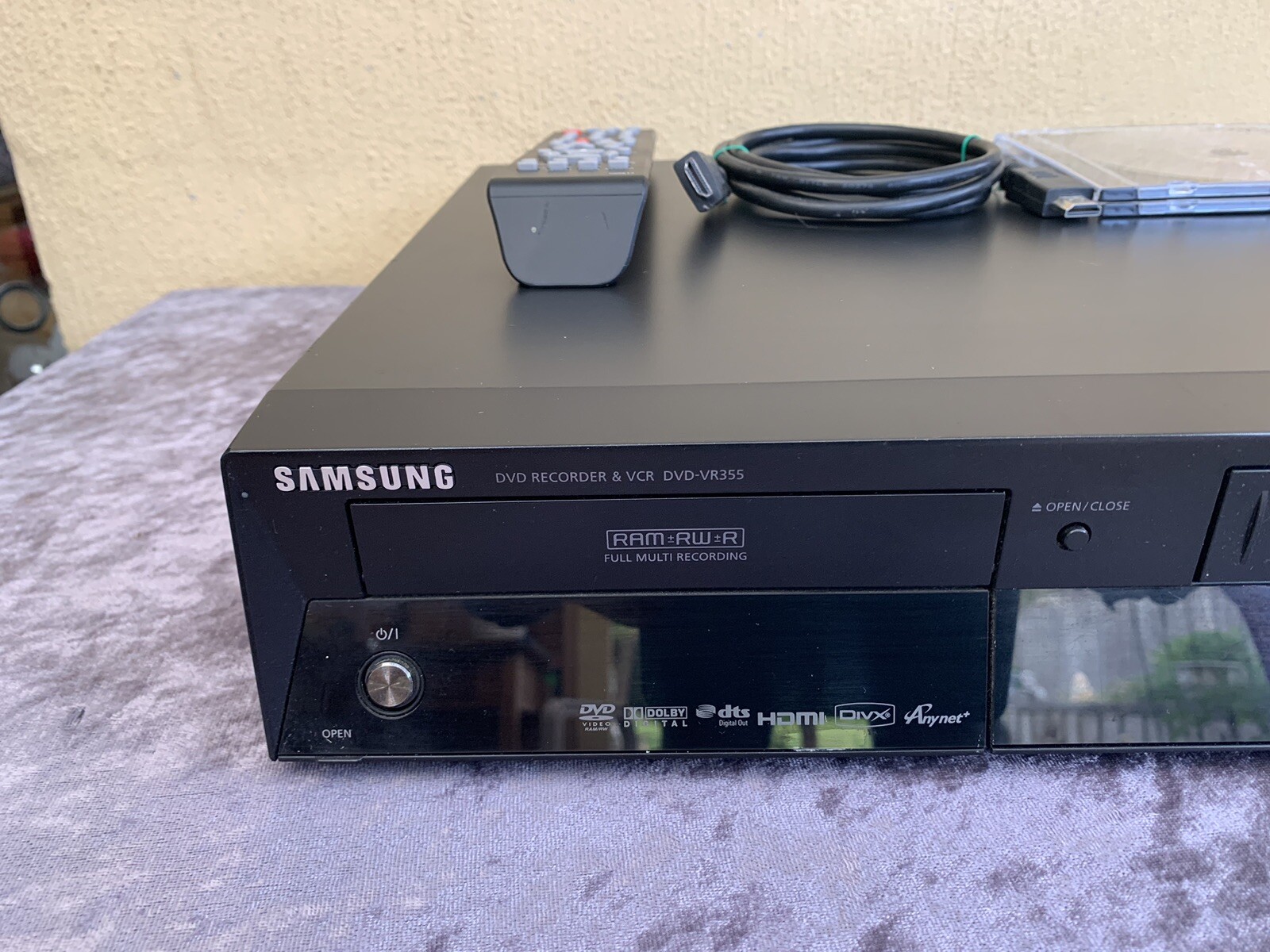 Serviced Samsung DVDVR355 DVD VCR combo Player Recorder Dub VHS To DVD