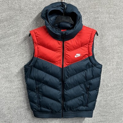 navy nike body warmer