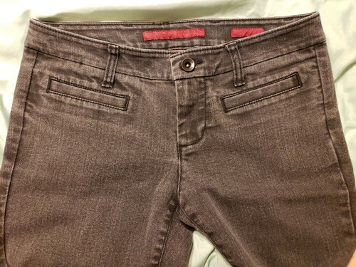 Flare Leg Dark Wash Stretch Jeans Tag 