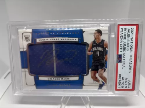 2021 National Treasures Jalen Suggs Rookie Jumbo Material Auto 9/9 Last One99/99