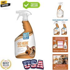 PetCare Go Here Attractant Dog and Puppy Potty Training Spray, Safe Effecti...