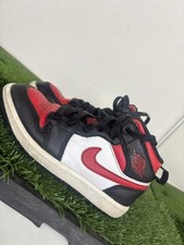 Nike Air Jordan 1 Mid Chicago Black Toe Kids 12c Red White Black 554724