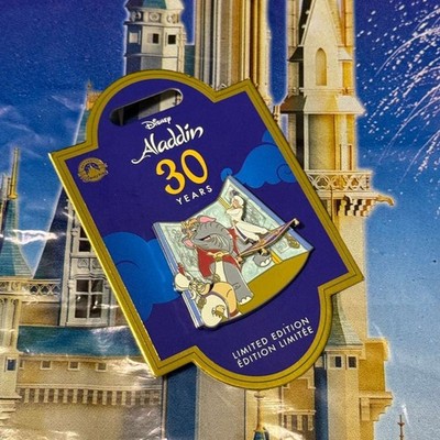 Disney Parks Aladdin's 30th Genie as Sultan & Aladdin as Prince Ali LE Pin