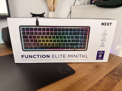 NZXT FUNCTION ELITE MINITKL 2025 Schwarz GamingKeyboard Tastatur rgb neu